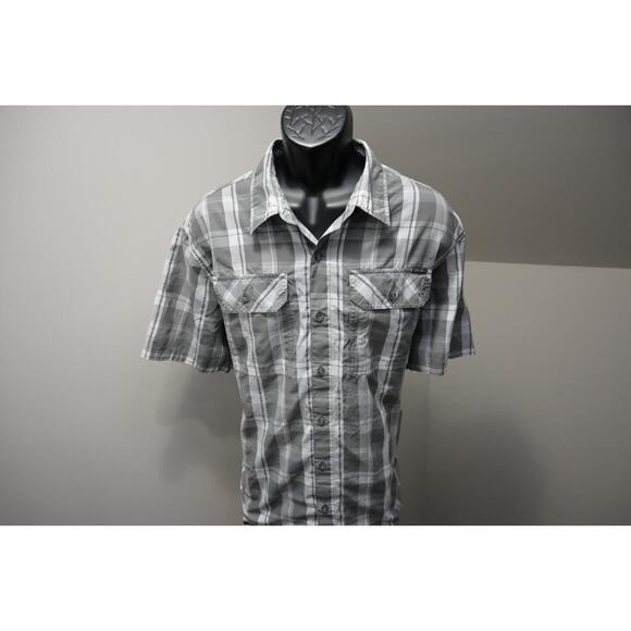 Eddie Bauer Trekking Fishing Camp Shirt Breathable Plaid Mens Sz 2XL XXL - Picture 1 of 8